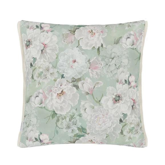 Подушка CCDG1490, Fleur Blanche, Eau de Nil, Designers Guild 50 x 50см