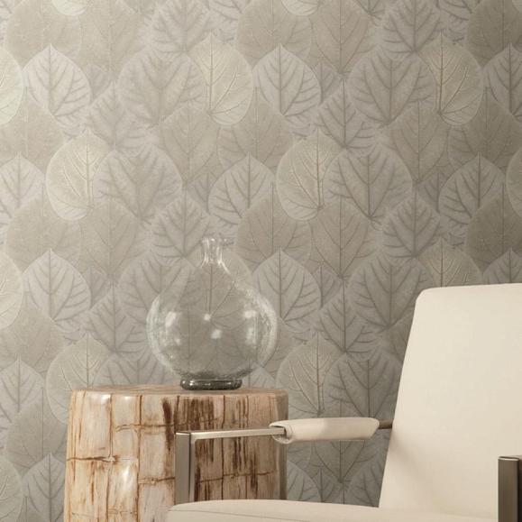 Обои York OS4246 Leaf Concerto Pale Grey