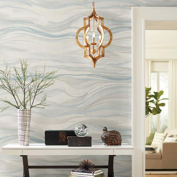 Панно York DD3841 Сurrents Mural Blue