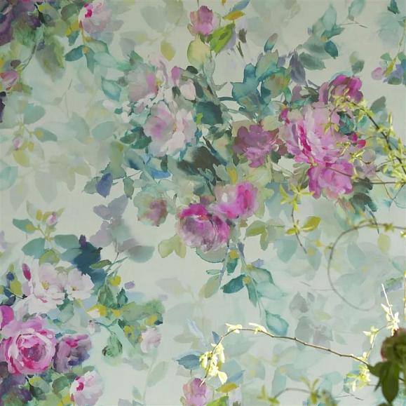 Панно Designers Guild PDG1173/01 Bouquet De Roses Celadon