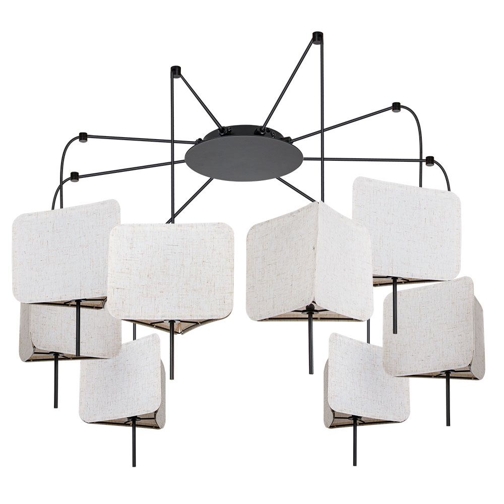 Подвесная люстра Arte Lamp Trixie A7084SP-8BK