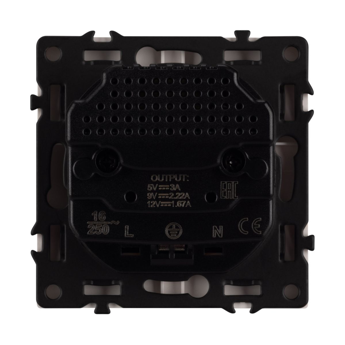 Механизм розетки с USB зарядкой Arlight SCT-NOBE-MUCC-SFPL-WH (230V, 16A) 061818