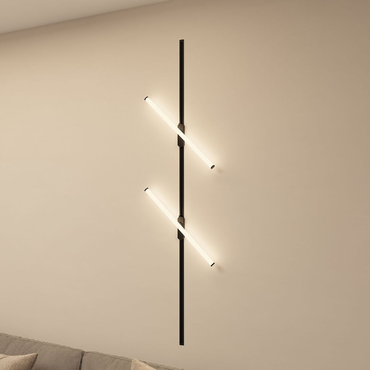 Трековый однофазный светильник Denkirs Strom DK6648-BK