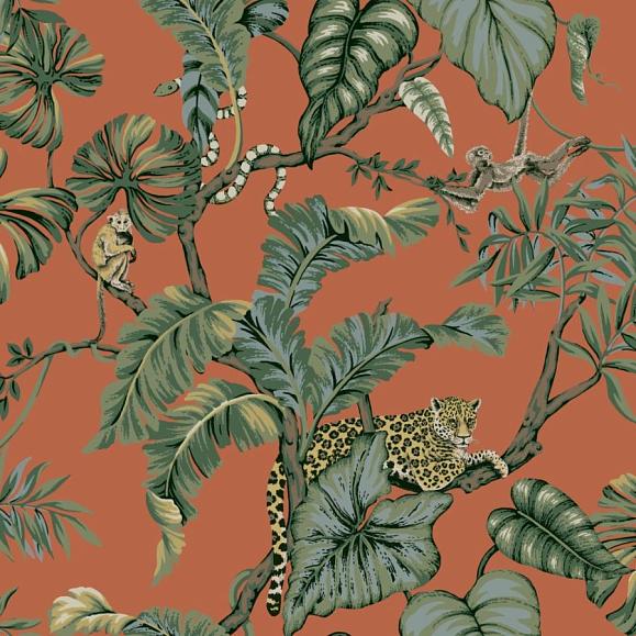 Обои York HO2142 Jungle Cat Orange