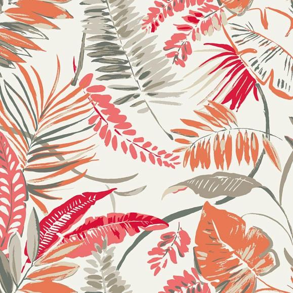 Обои York TC2627 Tropical Toss Coral/Beige
