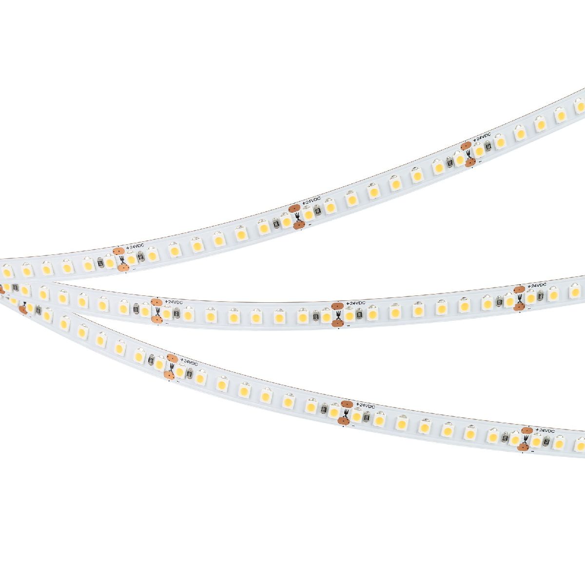 Светодиодная лента Arlight UL-A176-8mm 24V Warm3500 (15 W/m, IP20, 5m) 048133