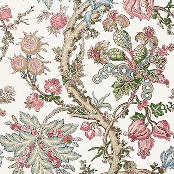 Обои Thibaut T10848 Chatelain Pink