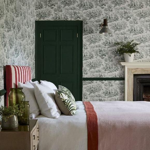 Обои Little Greene 0263LOPUCKZ Lovers' Toile Puck