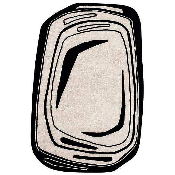 Ковер Toulemonde Bochart Fragment Noir et blanc (200 x 300)