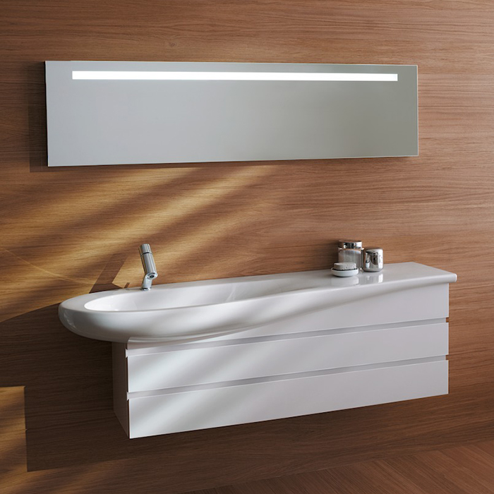 Laufen Alessi One Раковина 120х50х16.5 см, 1 отв., покрытие LCC, цвет: белый