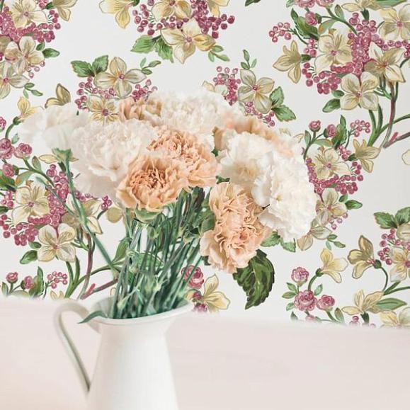 Обои Coordonne 8800040V Flowery White
