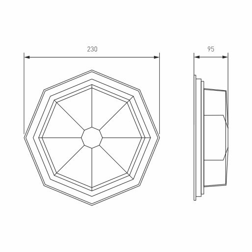 Настенный светильник Elektrostandard Telarana S капучино (GL 1023D) 4690389138591