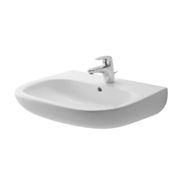 Duravit D-Code Раковина 55x43см., подвесная, 1 отв., с переливом, цвет: белый