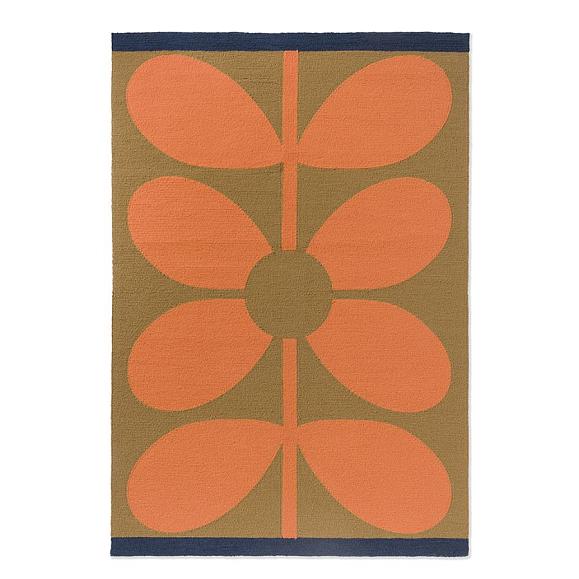 Ковер Orla Kiely 463703(140x200) Giant Sixties Stem Outdoor Tomato 140x200 см