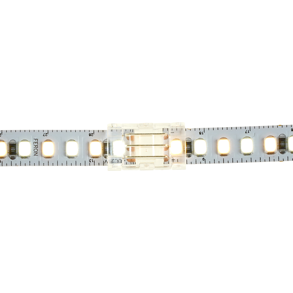 Соединитель лента-лента 10мм для CCT SMD ленты шириной 8 мм Feron LD169 52000