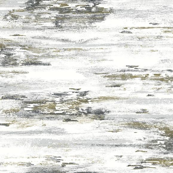 Обои York BW3961 Birch Bark Texture Black/Gold