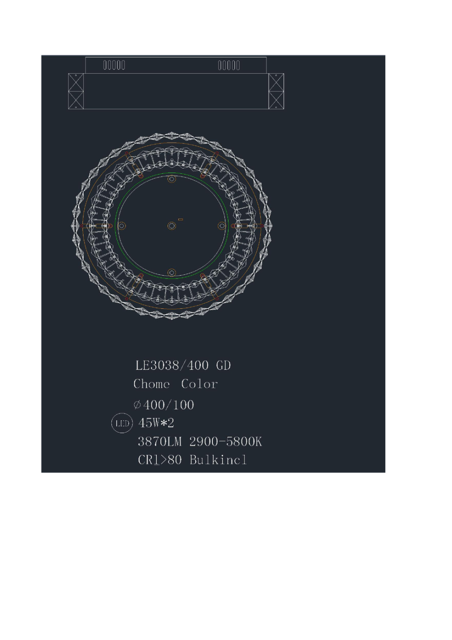 Потолочный светильник Janette LE3038/400 GD