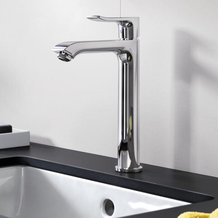 Hansgrohe Metris Смеситель для раковины высокий, однорычажный, 260, без сливного гарнитура