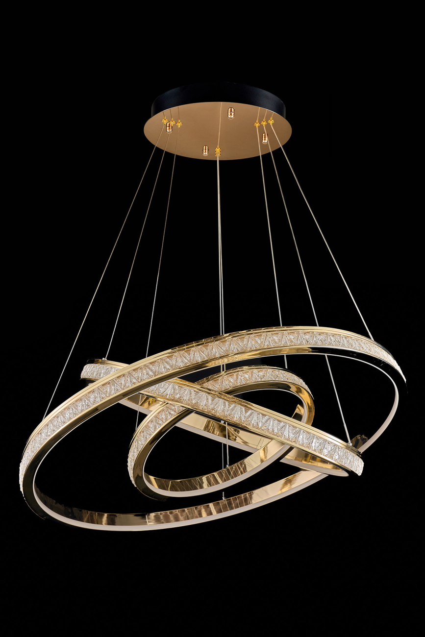 Подвесная люстра Aida LE7707/800-3K Gold