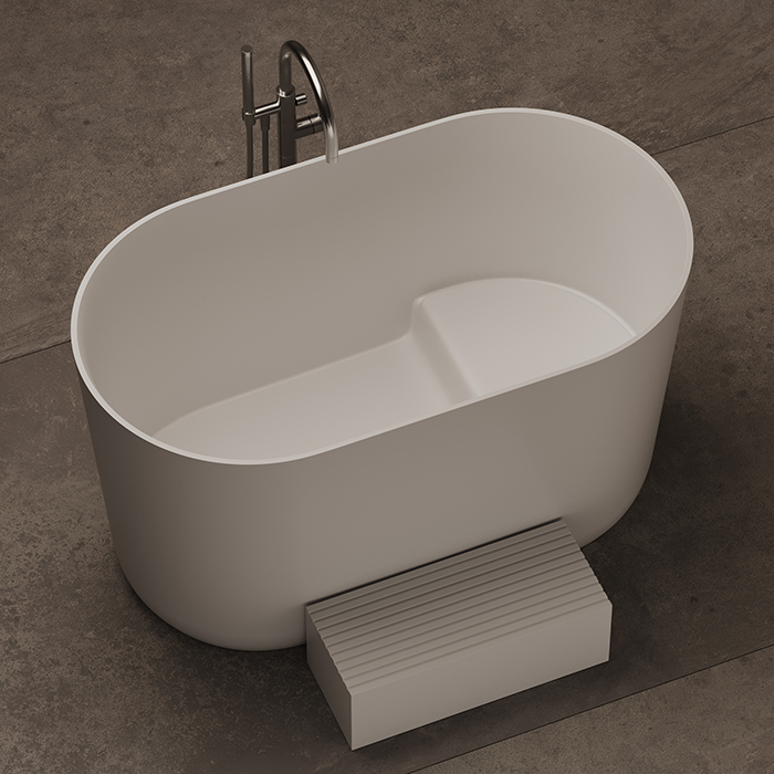 Dea Design Single Ванна 135x75xh75см, отдельностоящая, цвет: белый