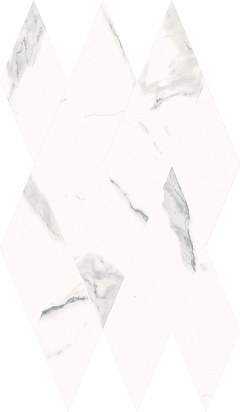 ITALON / ИТАЛОН STELLARIS Statuario White Mosaico Diamond Люкс