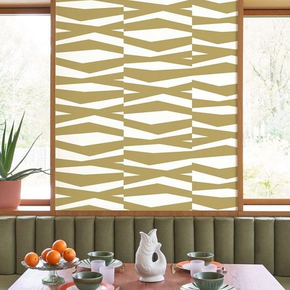 Обои Casadeco 200637414 Zebra Game Olive