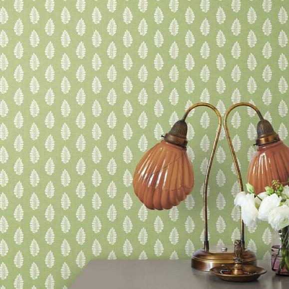 Обои York GR5967 Leaf Pendant Green