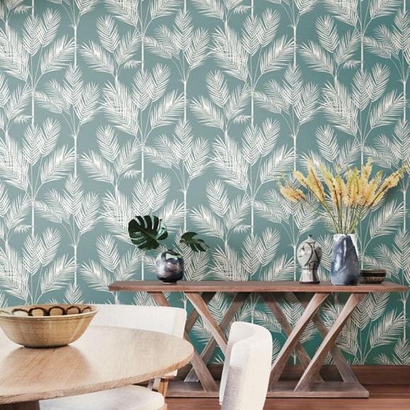 Обои York CV4408 King Palm Silhouette Vertigris