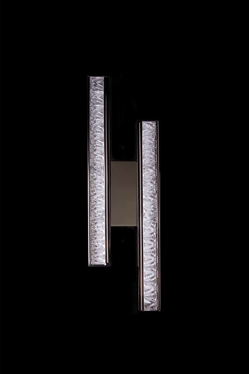 Бра Aida LE7707/2W Black Chrome