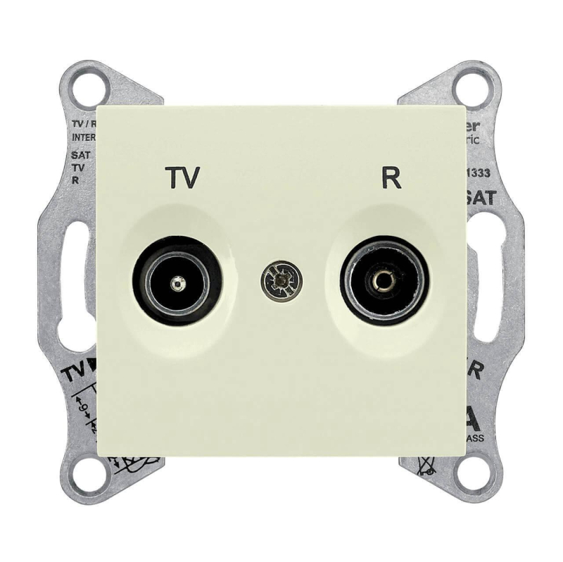 Розетка TV/R оконечная Schneider Electric Sedna 1dB SDN3301647