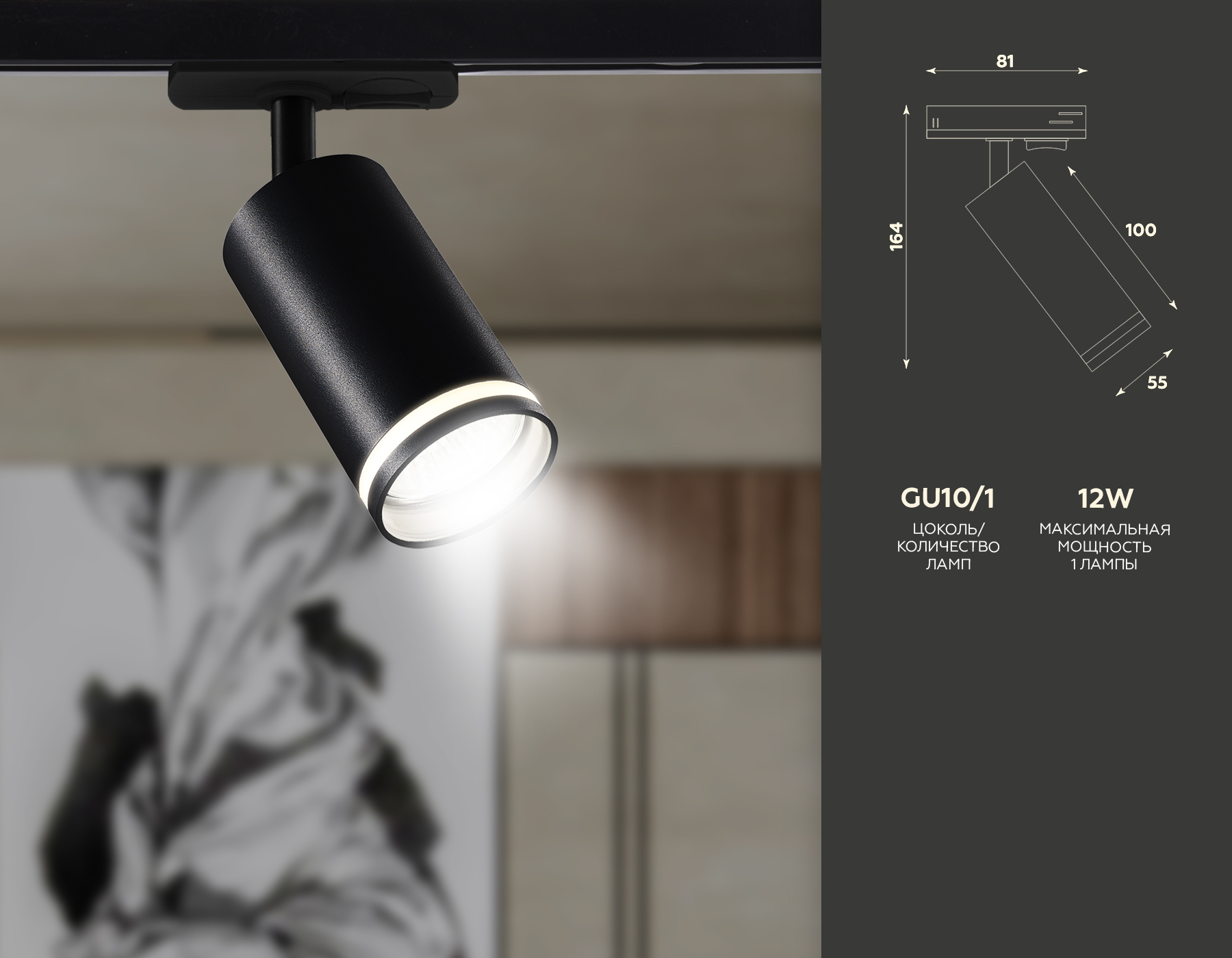Трековый светильник Ambrella Light Track System GL5202