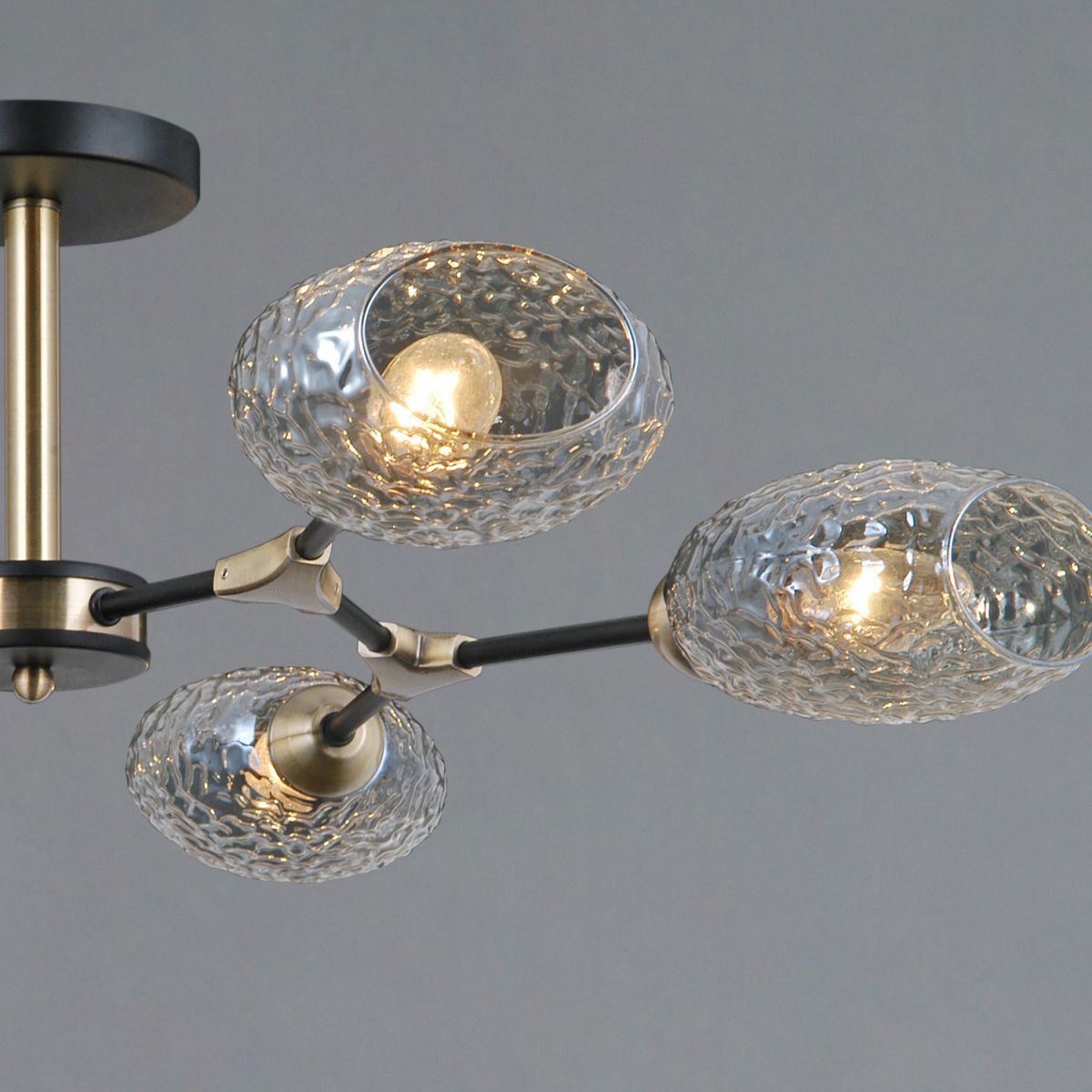 Люстра на штанге Illumico IL0272-6CSQ-25 BK AB TRENTO