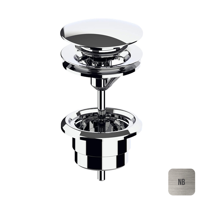 Almar Mixers Донный клапан 1"1/4 для раковины, цвет: никель брашированный