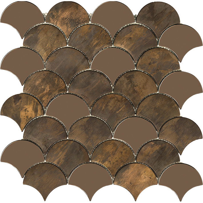 Drop Copper Brushed 29,6x29,5x0,8