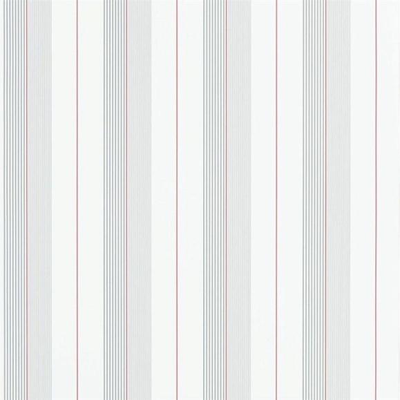 Обои Ralph Lauren PRL020/13 Aiden Stripe Granite / Red
