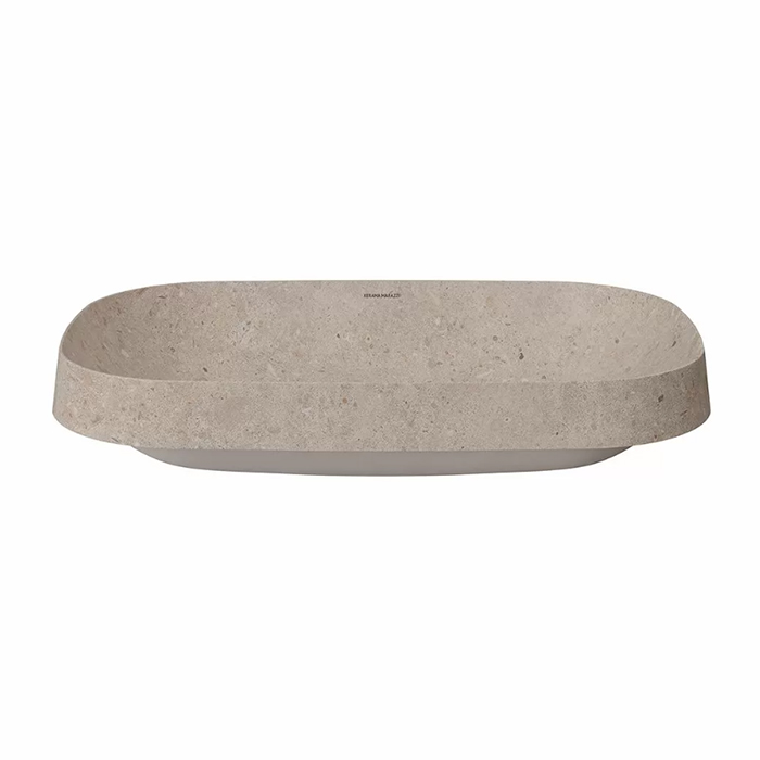 Kerama Marazzi Magica Раковина встраиваемая сверху, 65.5х42см., без отв., цвет: бежевый камень