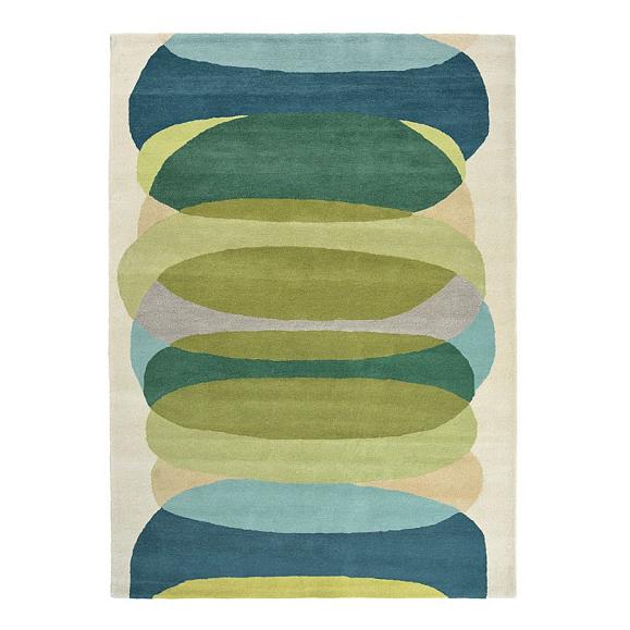 Ковер 140307 (140x200) Harlequin Elliptic Emerald 200 x 140 см