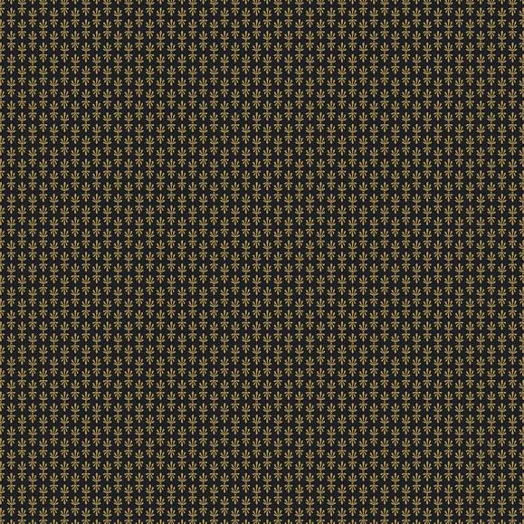 Обои York RP7363 Petal Black & Metallic Gold