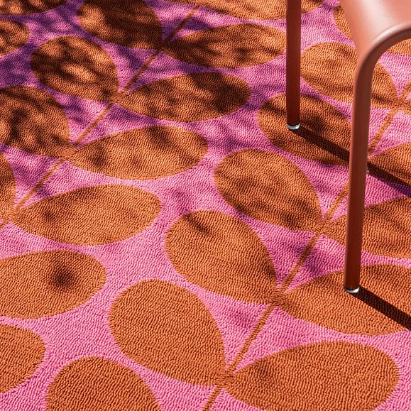 Ковер Orla Kiely 463601(140x200) Solid Stem Outdoor Paprika 140x200 см