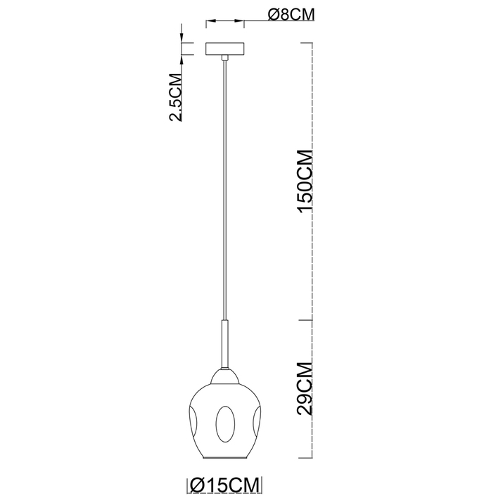 Подвесной светильник Arte Lamp Yuka A7759SP-1PB