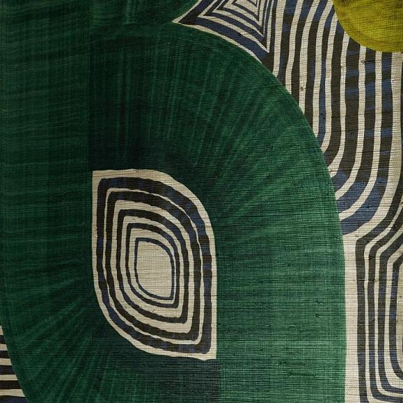 Панно Christian Lacroix PCL7058/01 En Allant Aux Baux Grasscloth Cypres
