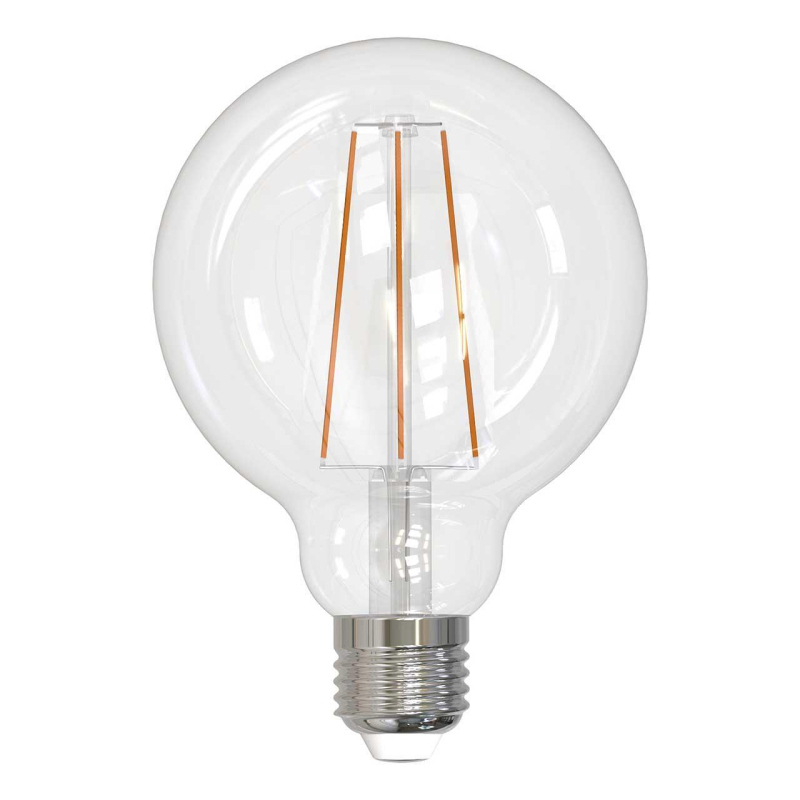 Лампа светодиодная филаментная (UL-00004865) Uniel E27 15W 4000K прозрачная LED-G95-15W/4000K/E27/CL PLS02WH