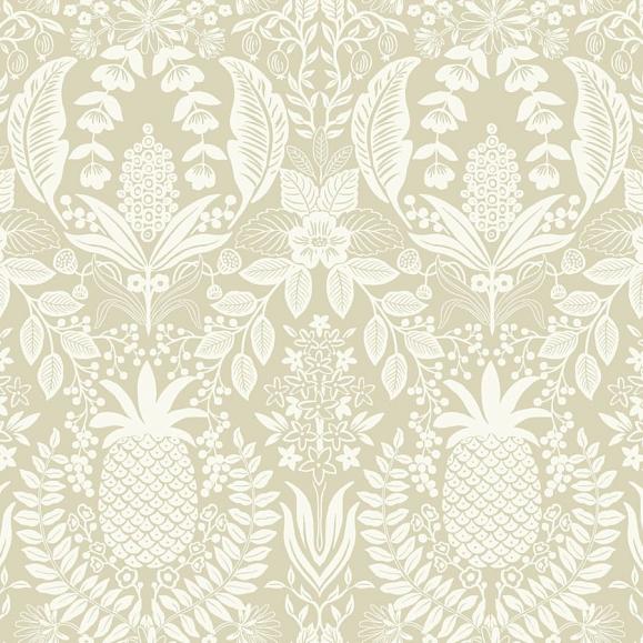 Обои York RF7485 Pineapple Damask Linen