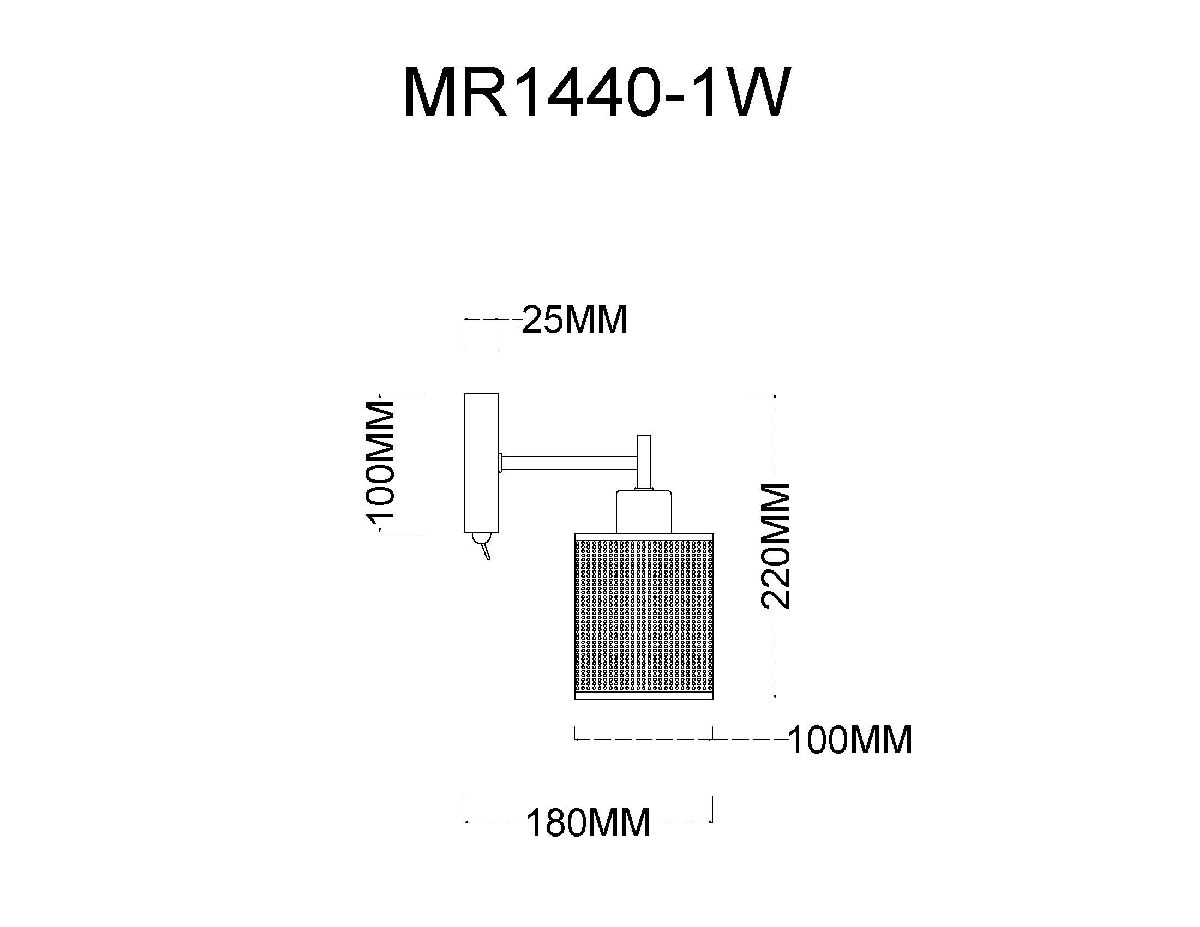 Бра MyFar Solo MR1440-1W