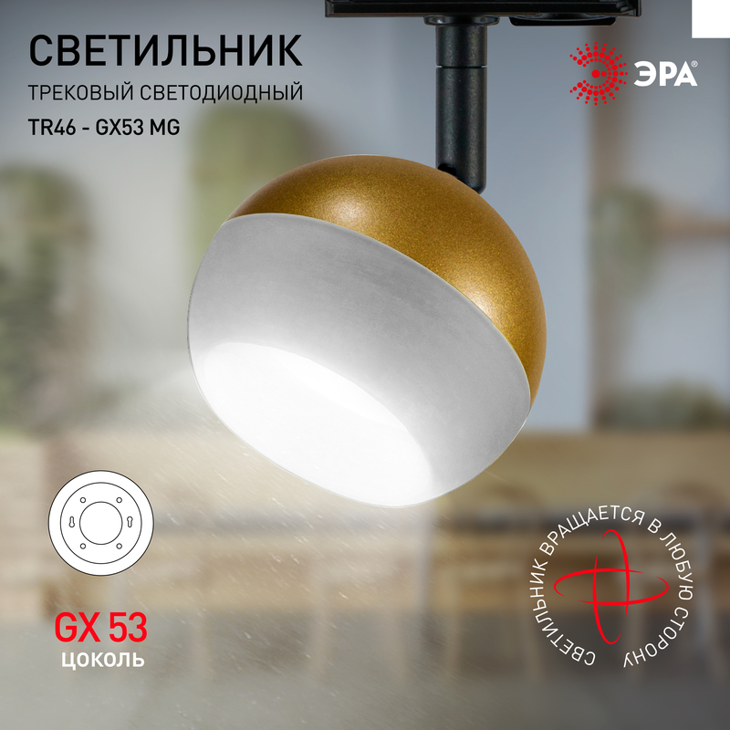 Трековый светильник Эра TR46 - GX53 MG Б0054154