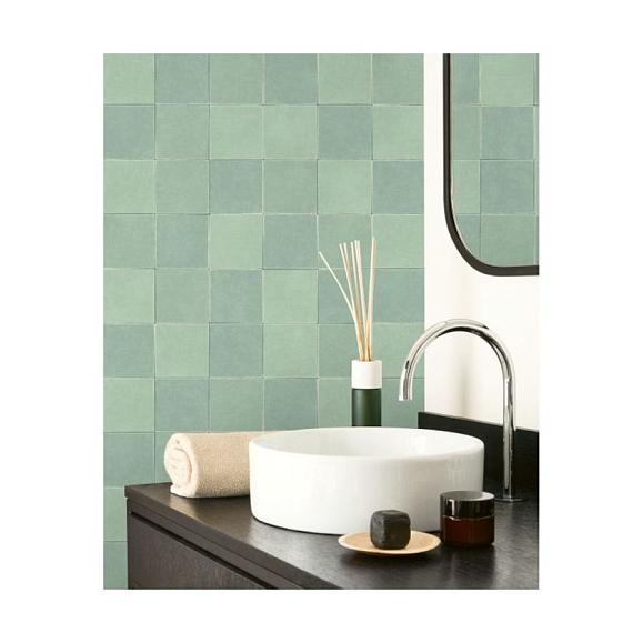 Обои Casadeco 88107243 Zelliges Vert celadon