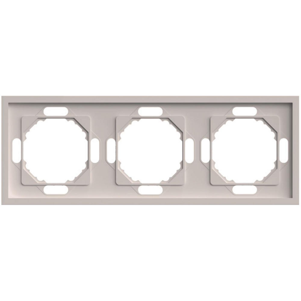Рамка 3-местная Stekker Эмили PFR00-5003-08 кашемир soft touch 49912