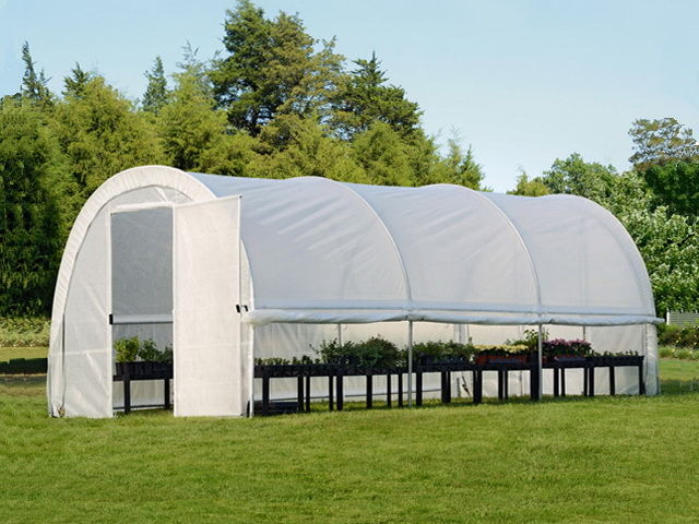 Теплица CoverIT 3x6x2,4м жесткая дверь