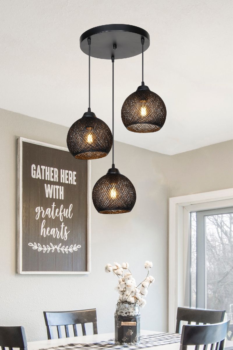 Подвесной светильник Toplight Lizbeth TL1612R-03BK