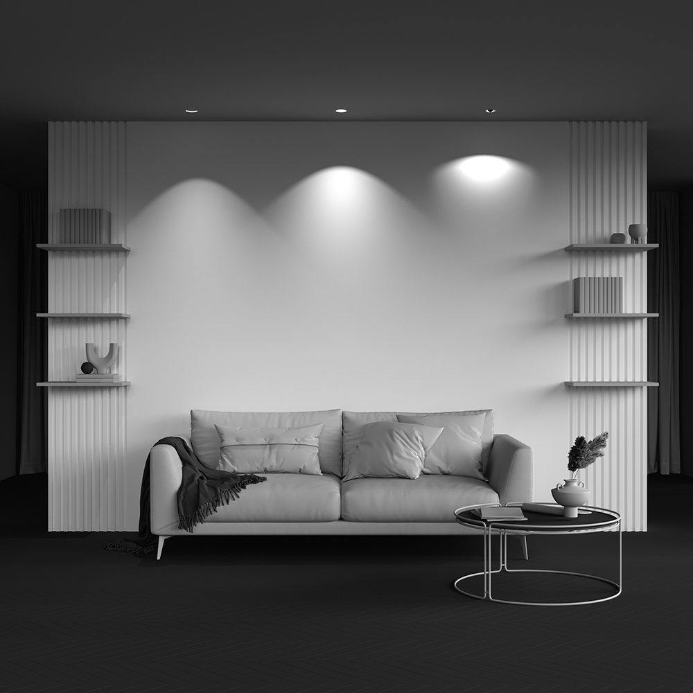 Встраиваемый светильник Maytoni Technical Focus LED mini DL127-8W3K-TRS-B